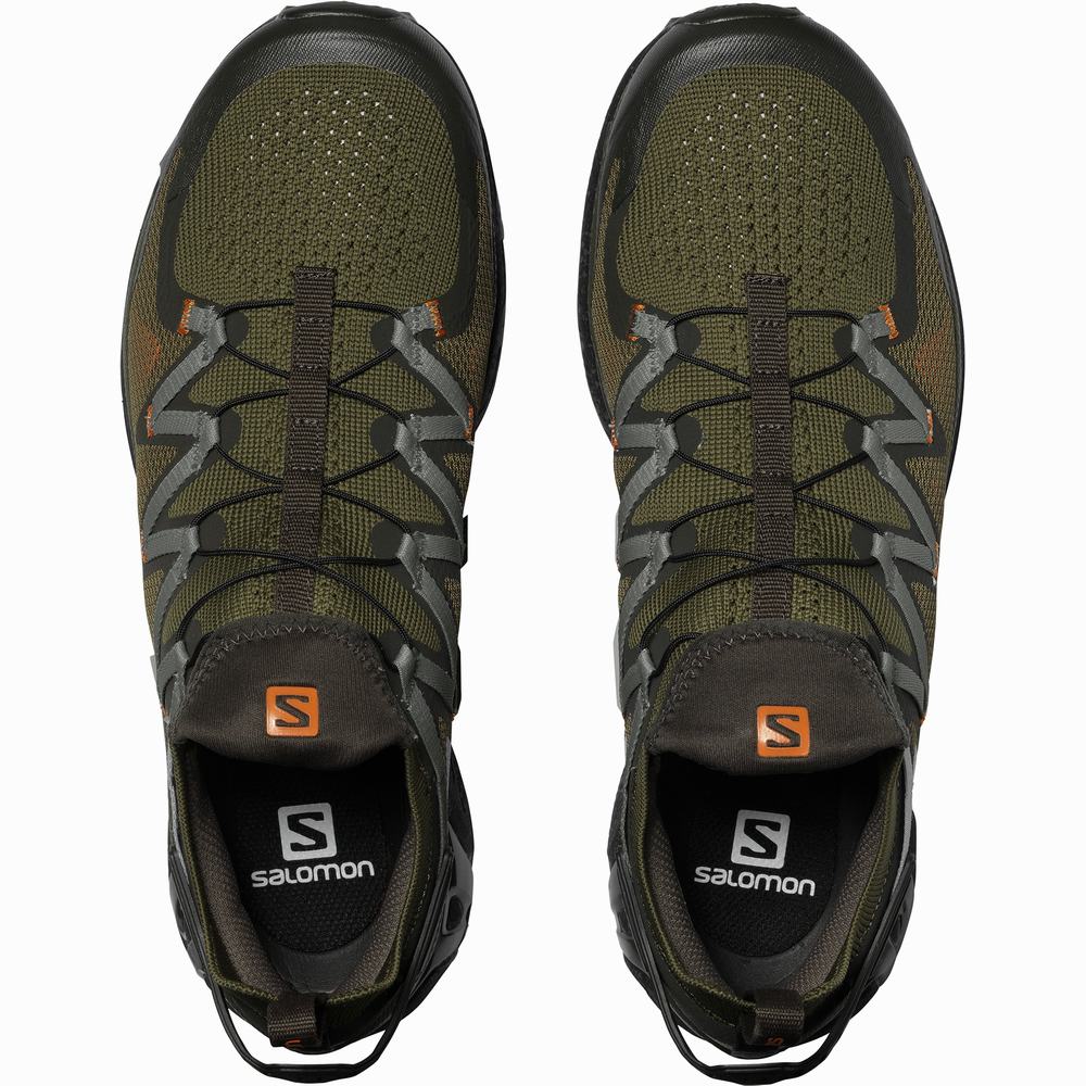 Men's Salomon Xt-rush Sneakers Olive/Orange | NZ-1598402