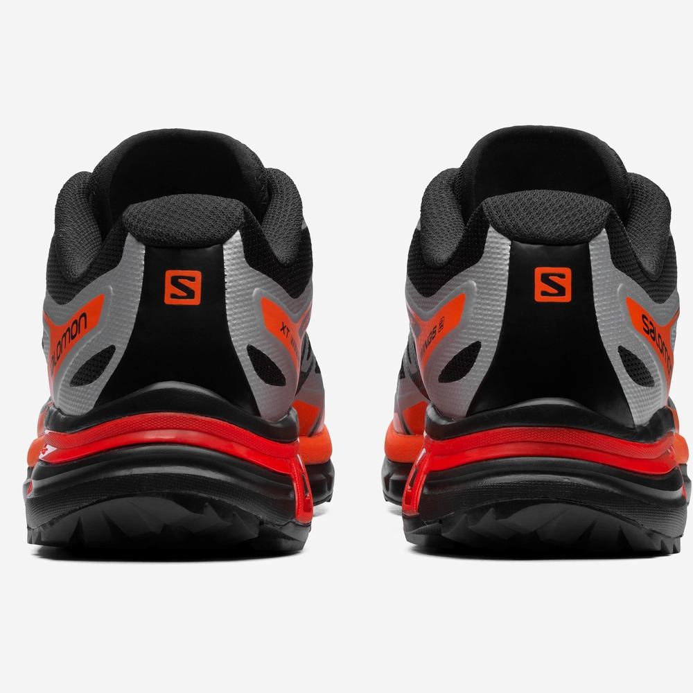 Men's Salomon Xt-wings 2 Sneakers Black/Silver/Orange | NZ-5804219