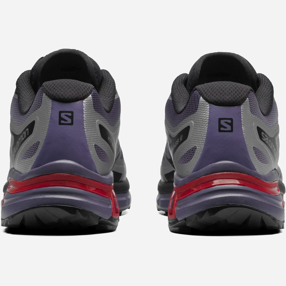 Men's Salomon Xt-wings 2 Sneakers Purple/Silver/Red | NZ-4109372
