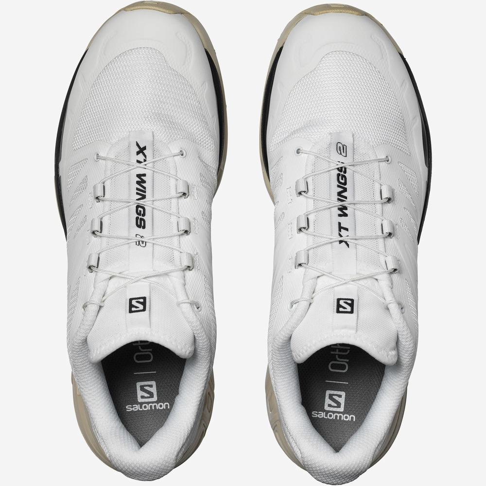 Men's Salomon Xt-wings 2 Sneakers White/ Black | NZ-2601985
