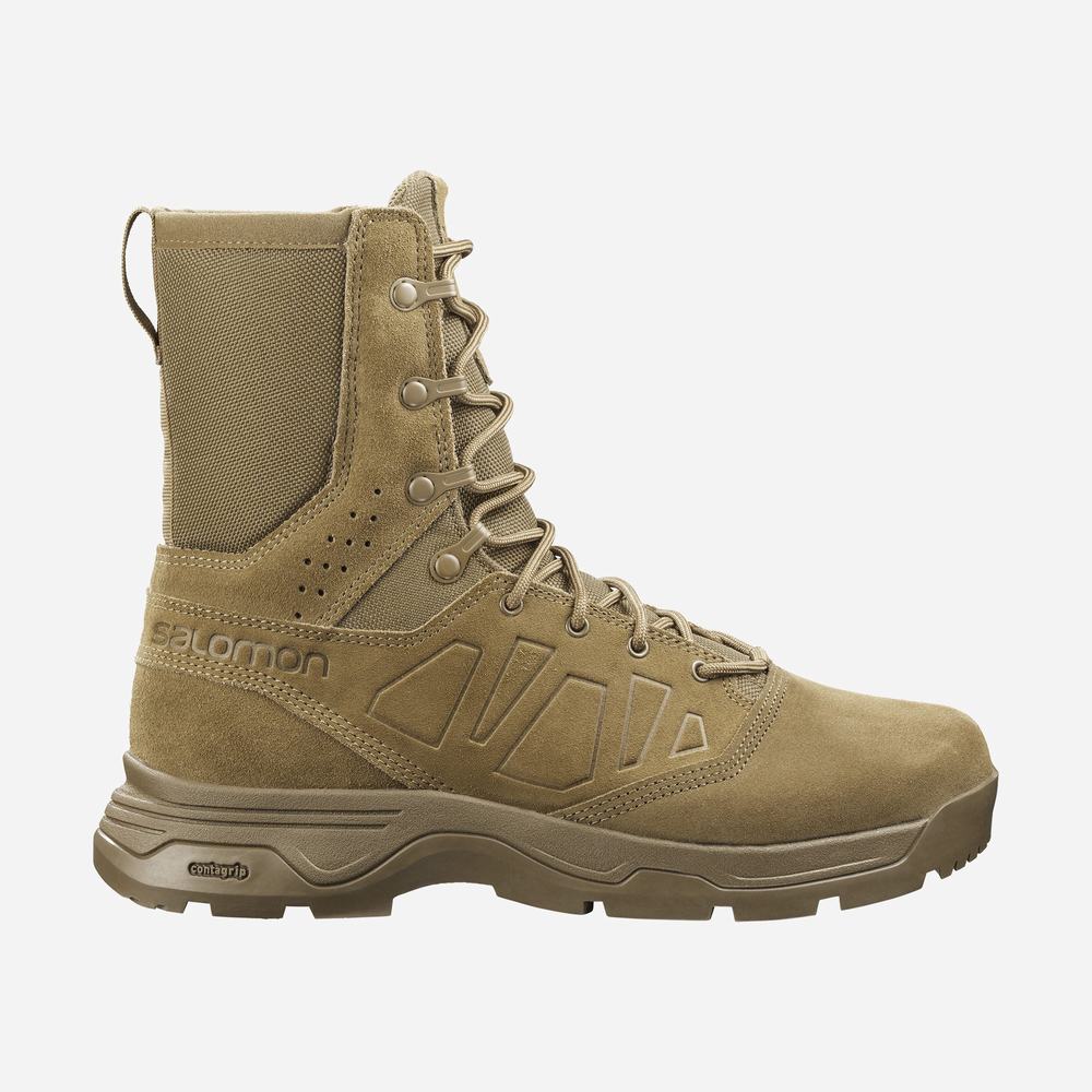 Men's Salomon Guardian Tactical Boots Brown | NZ-5921360