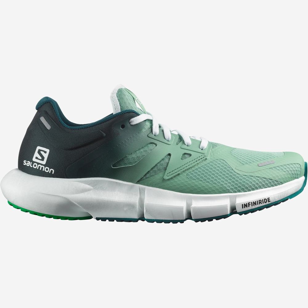 Men's Salomon Predict 2 Running Shoes Light Green/Deep Green | NZ-6821093