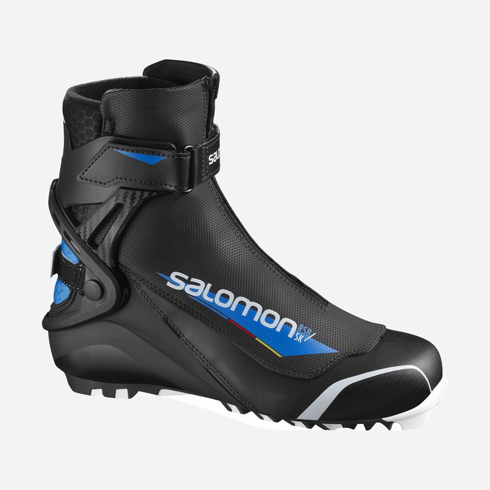 Men's Salomon Rs8 Pilot Ski Boots Navy/Black/Blue | NZ-3279018