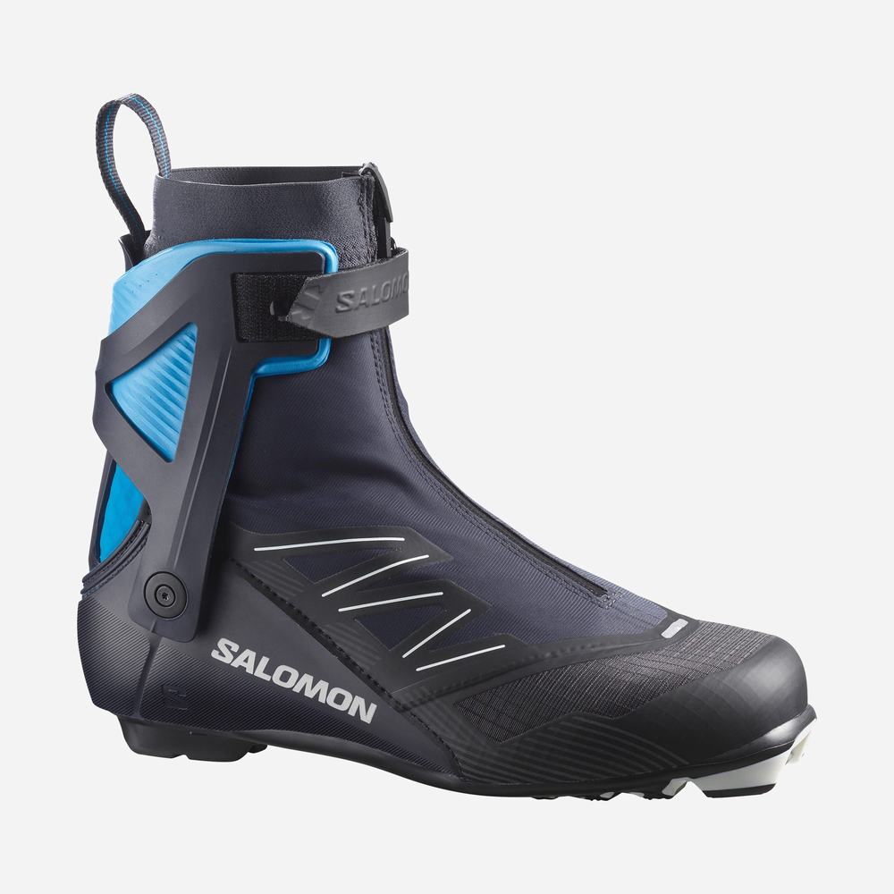 Men's Salomon Rs8 Ski Boots Navy/Black/Blue | NZ-0621435