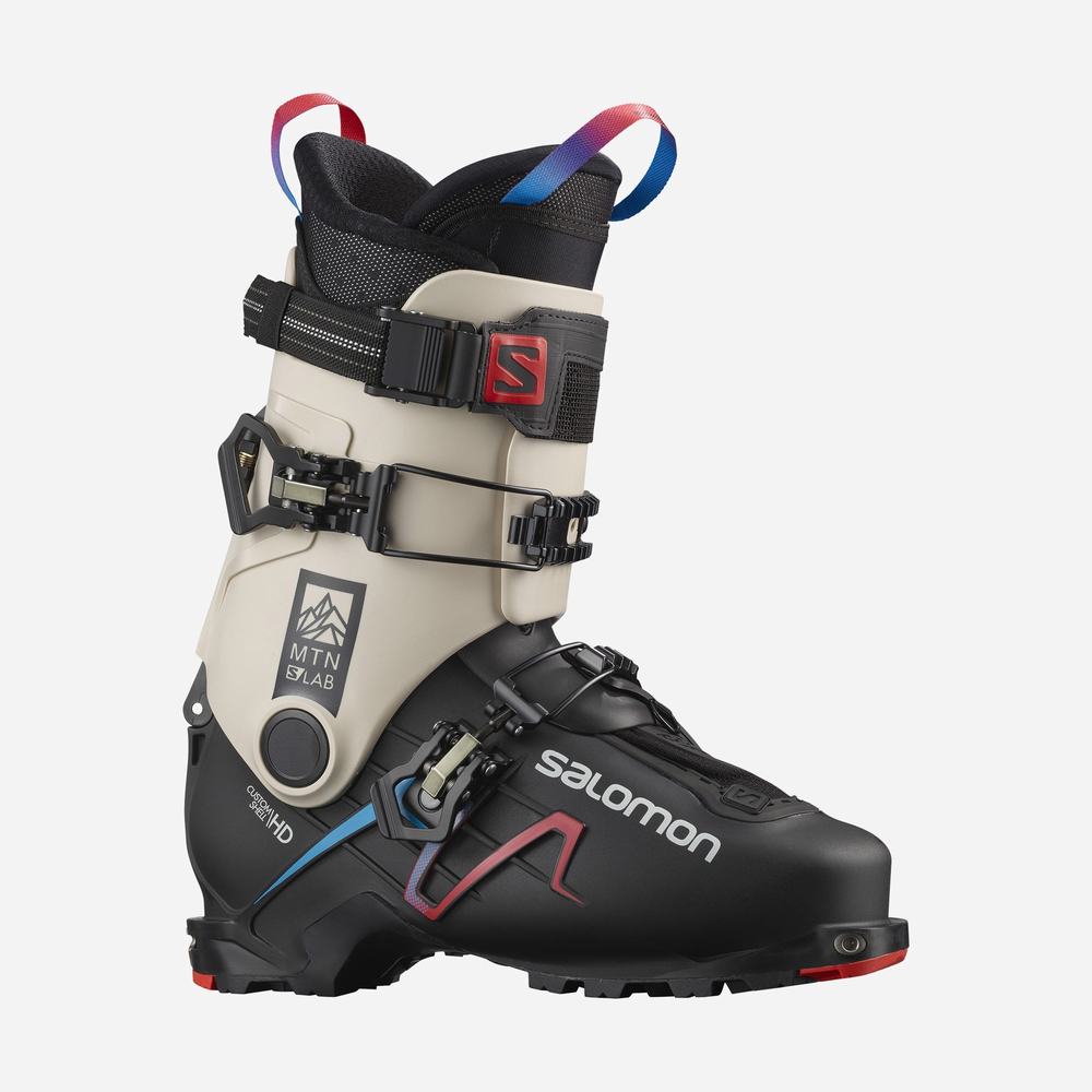 Men's Salomon S/Lab Mtn Ski Boots Black/ Red | NZ-1267590