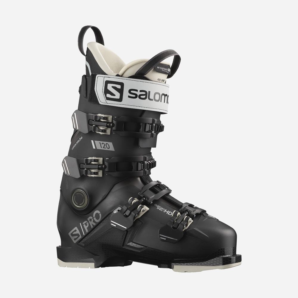 Men's Salomon S/Pro 120 Ski Boots Black | NZ-7508314