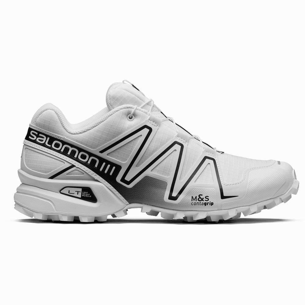 Men's Salomon Speedcross 3 Sneakers White | NZ-4508162