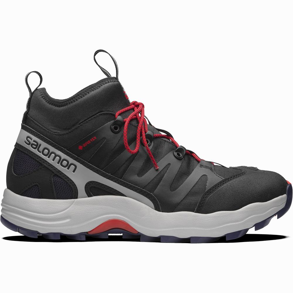 Men's Salomon Xa Pro 1 Mid Gore-tex Sneakers Black | NZ-2547061