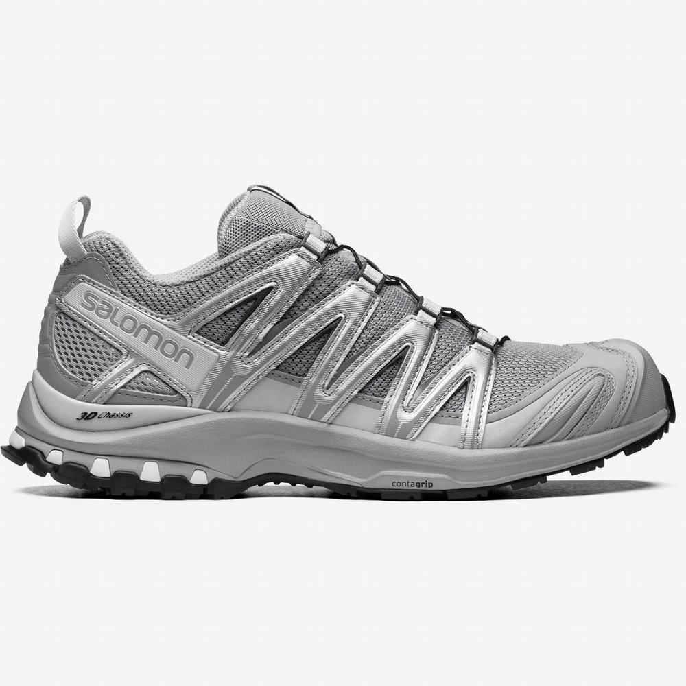 Men's Salomon Xa Pro 3d Sneakers Grey/Silver | NZ-7982405