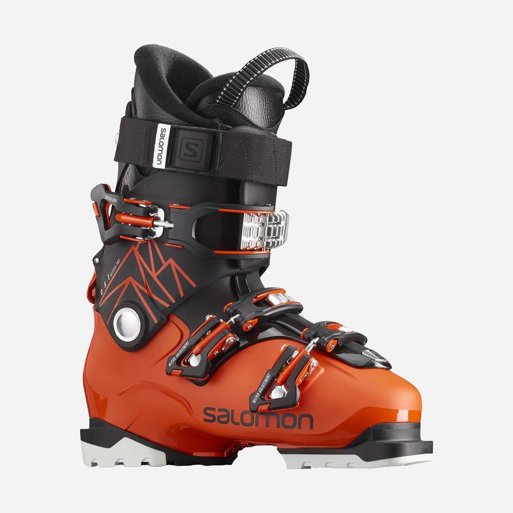 Kids' Salomon Qst Access 70 T Ski Boots Orange/Black | NZ-3809714