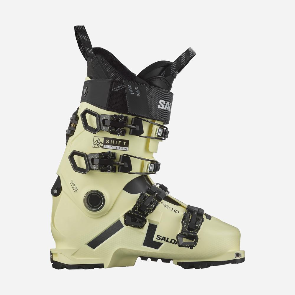 Women's Salomon Shift Pro 110 At Ski Boots Yellow/Black/White | NZ-5849736